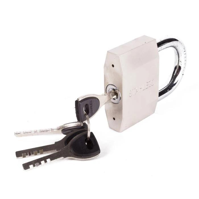 012121 Hangslot 70 Mm Satin Finish 4 012121 Hangslot 70 Mm Satin Finish - Afbeelding 2