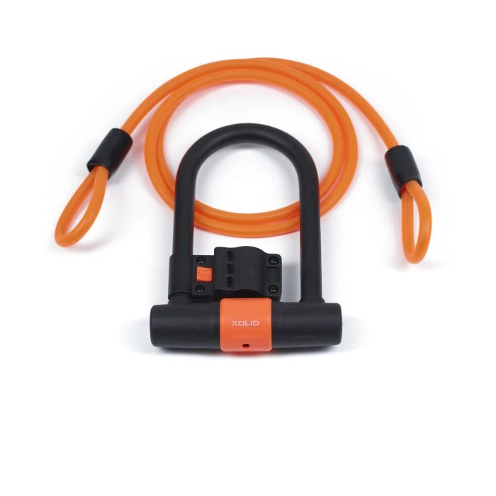 013303 Xolid Beugelslot 180 X 245 Mm + Kabel 12 X 1800 Mm Oranje 4 013303 Xolid Beugelslot 180 X 245 Mm + Kabel 12 X 1800 Mm Oranje - Afbeelding 2
