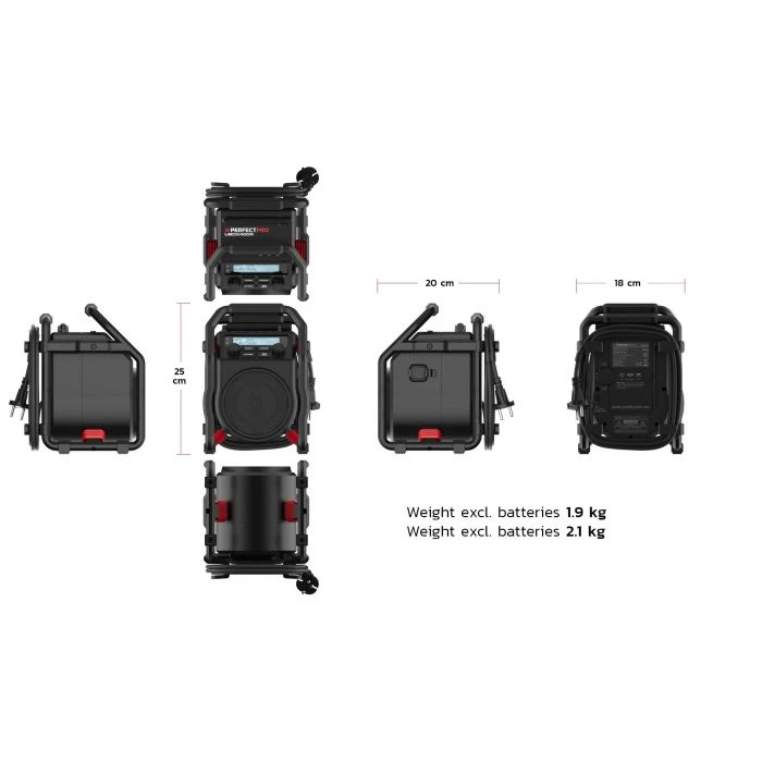 Perfectpro Werkradio UBOX 400R 9 Perfectpro Werkradio UBOX 400R - Afbeelding 7