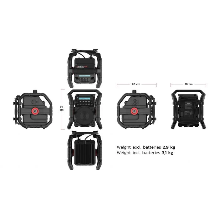 Perfectpro Werkradio UBOX 500R 9 Perfectpro Werkradio UBOX 500R - Afbeelding 7