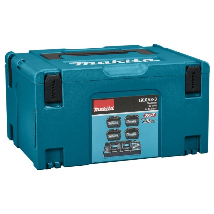Makita 1910A8-3 Startset XGT DC40RB/4xBL4080F 5 Makita 1910A8-3 Startset XGT DC40RB/4xBL4080F - Afbeelding 3