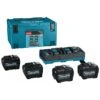 Makita 1910A8-3 Startset XGT DC40RB/4xBL4080F 1 Makita 1910A8-3 Startset XGT DC40RB/4xBL4080F -Makita Shop Nederland 1910a8 3 c1l0 s100