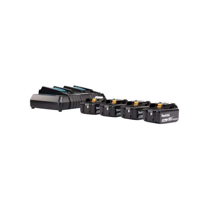 Makita 197626-8 Startset LXT DC18RD + 4x BL1850B 6 Makita 197626-8 Startset LXT DC18RD + 4x BL1850B - Afbeelding 4