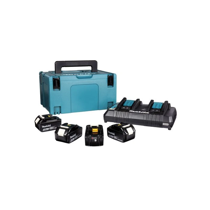 Makita 197626-8 Startset LXT DC18RD + 4x BL1850B 4 Makita 197626-8 Startset LXT DC18RD + 4x BL1850B - Afbeelding 2