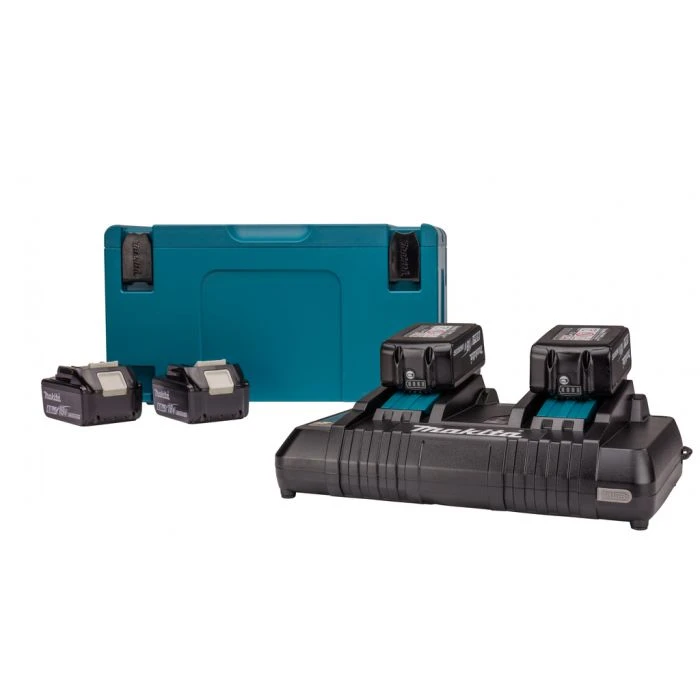 Makita 198091-4 Startset LXT DC18RD + 4x BL1860B 4 Makita 198091-4 Startset LXT DC18RD + 4x BL1860B - Afbeelding 2