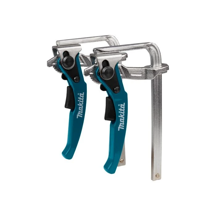 Makita 199826-6 Geleiderail Snelspan Klemset 4 Makita 199826-6 Geleiderail Snelspan Klemset - Afbeelding 2