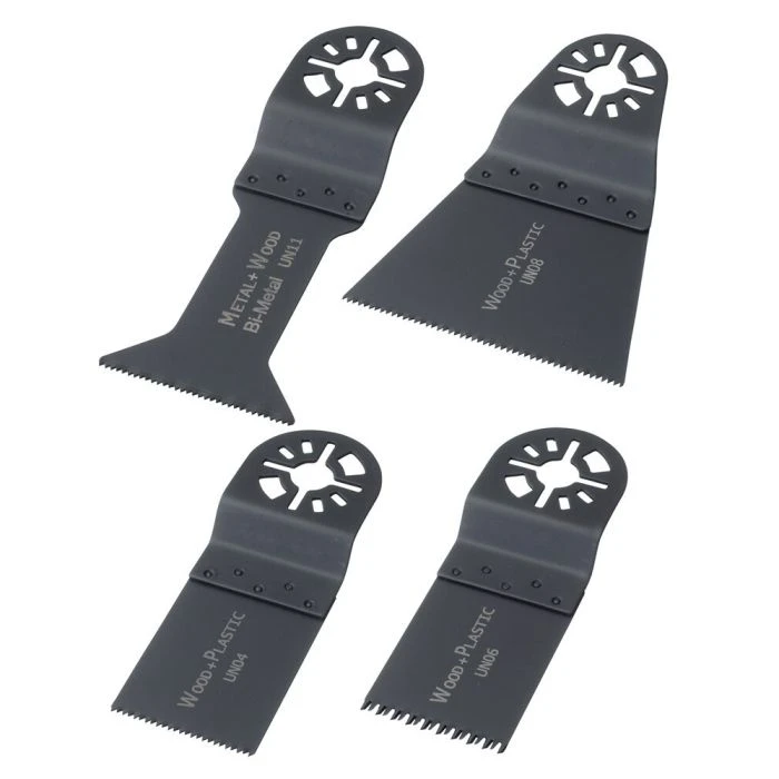 4tecx Multizaagblad Set Universeel 92 Hout-metaal 4 Stuks 4 4tecx Multizaagblad Set Universeel 92 Hout-metaal 4 Stuks - Afbeelding 2