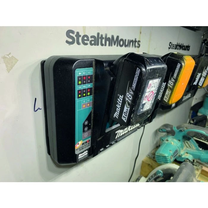 StealthMounts Opladerhouder Voor Makita 18V LXT Duolader DC18RD - Zwart - 2-pack 7 StealthMounts Opladerhouder Voor Makita 18V LXT Duolader DC18RD - Zwart - 2-pack - Afbeelding 5