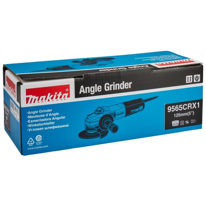 Makita 9565CRX1 230 V Haakse Slijper 125 Mm 11 Makita 9565CRX1 230 V Haakse Slijper 125 Mm - Afbeelding 9