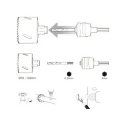 Makita B-11514 Gatzaag 127mm Bi-metaal Snelwissel -Makita Shop Nederland B 11265 F 001 3