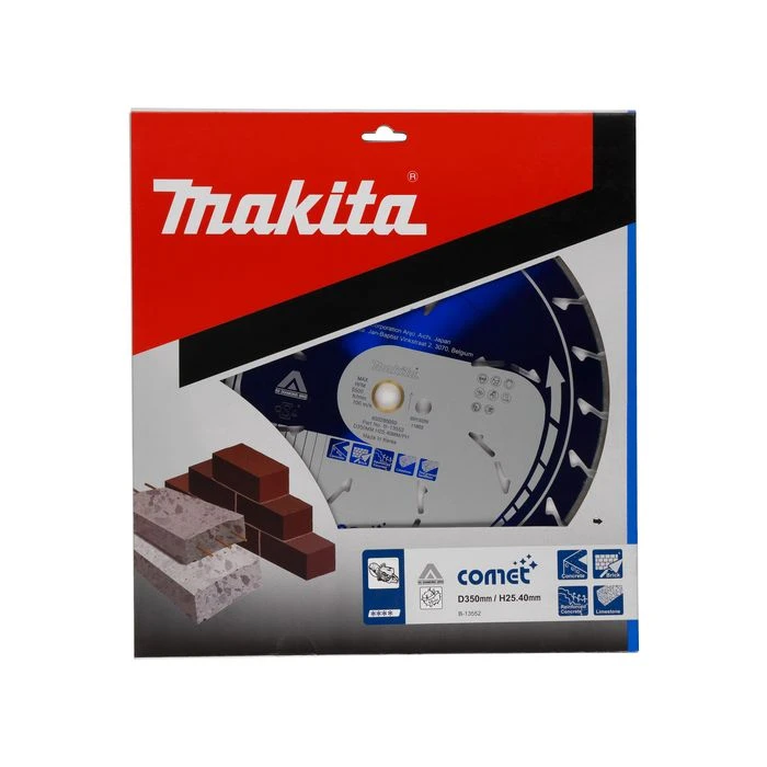 Makita B-13552 Diamantschijf 350x25,4x3,2mm Blauw 7 Makita B-13552 Diamantschijf 350x25,4x3,2mm Blauw - Afbeelding 5