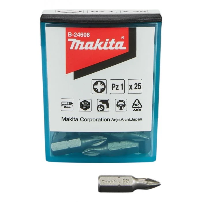 Makita B-24608 Schroefbit PZ1x25mm 9 Makita B-24608 Schroefbit PZ1x25mm - Afbeelding 7