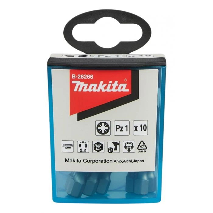 Makita B-26266 Schroefbit PZ1x50mm 7 Makita B-26266 Schroefbit PZ1x50mm - Afbeelding 5