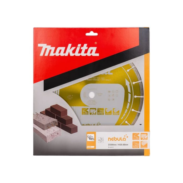 Makita B-54031 Diamantschijf 300x20x2,8mm Oranje 5 Makita B-54031 Diamantschijf 300x20x2,8mm Oranje - Afbeelding 3