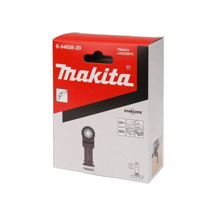 Makita B-64858-20 TMA051 Invalzaagblad 32x50mm Hout (20st) 6 Makita B-64858-20 TMA051 Invalzaagblad 32x50mm Hout (20st) - Afbeelding 4