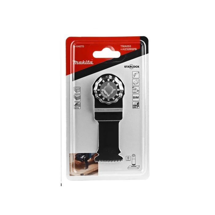 Makita B-64870 TMA053 Invalzaagblad 32x50mm Hardhout 6 Makita B-64870 TMA053 Invalzaagblad 32x50mm Hardhout - Afbeelding 4