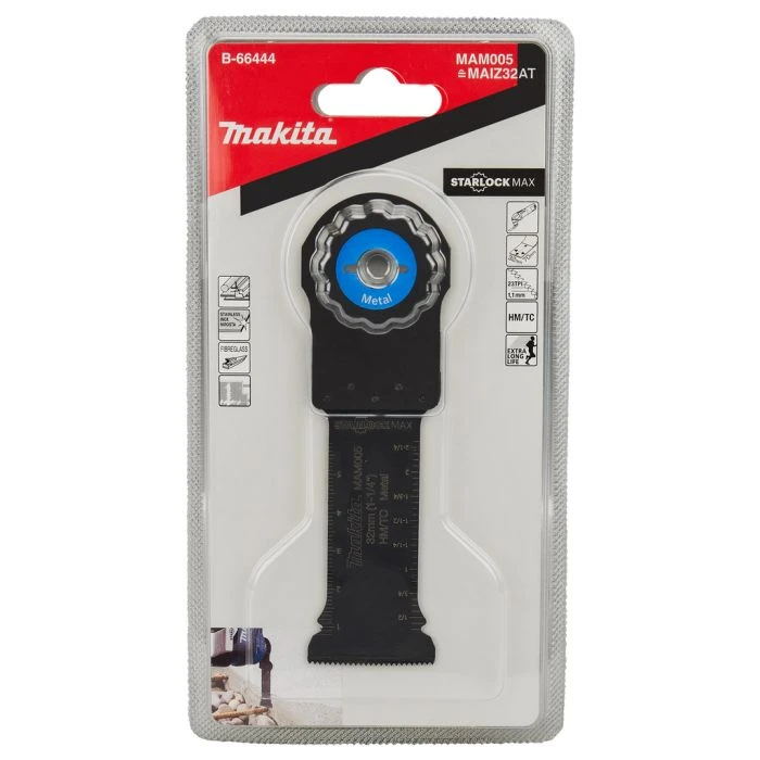Makita B-66444 MAM005 Invalzaagblad 32x70mm RVS 6 Makita B-66444 MAM005 Invalzaagblad 32x70mm RVS - Afbeelding 4