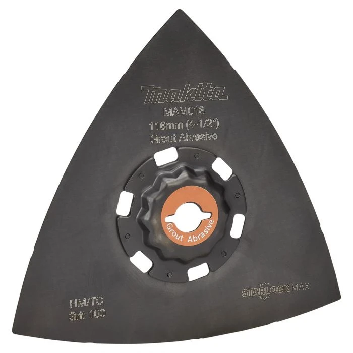 Makita B-66581 MAM018 Schuurzool HM 116mm K100 4 Makita B-66581 MAM018 Schuurzool HM 116mm K100 - Afbeelding 2