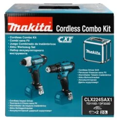 Makita CLX224SAX1 12 V Max Combiset Boren En (slag)schroeven -Makita Shop Nederland CLX224SAX1 A1C1 s01
