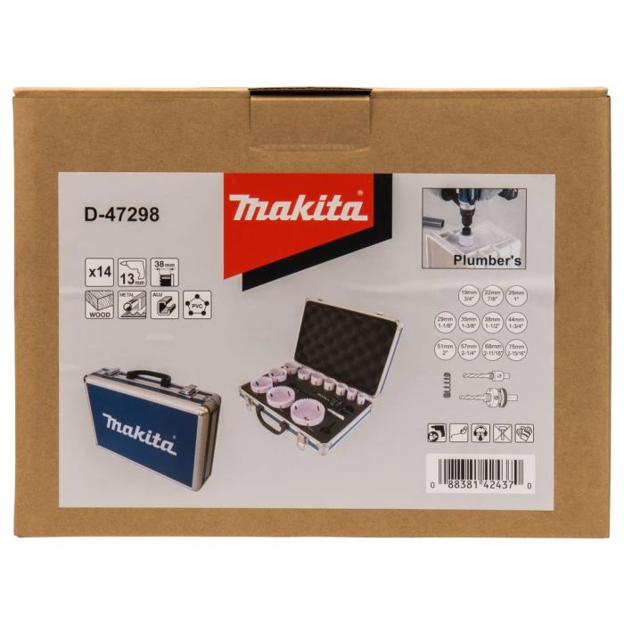 Makita D-47298 Gatzaagset 14-delig 11 Makita D-47298 Gatzaagset 14-delig - Afbeelding 9