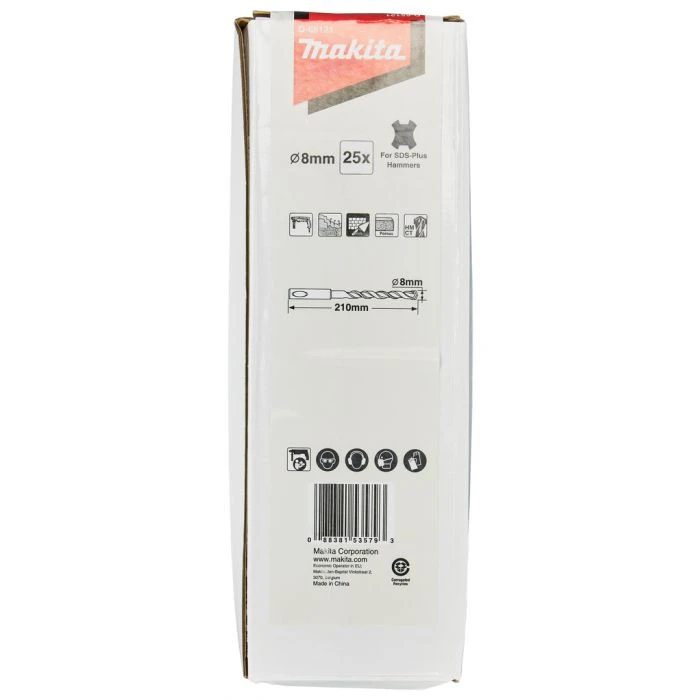 Makita D-65121 PBS: Betonboor 8x210mm 12 Makita D-65121 PBS: Betonboor 8x210mm - Afbeelding 10