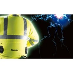 Makita DFJ214ZXL Geventileerde Veiligheidsjas XL 12 Makita DFJ214ZXL Geventileerde Veiligheidsjas XL -Makita Shop Nederland DFJ214 F 004 2