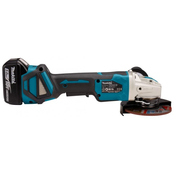 Makita DGA519RTJ 18 V Haakse Slijper 125 Mm X-LOCK 10 Makita DGA519RTJ 18 V Haakse Slijper 125 Mm X-LOCK - Afbeelding 8