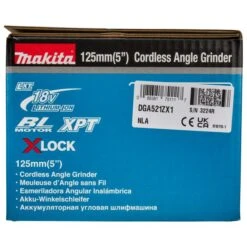 Makita DGA521ZX1 18 V Haakse Slijper 125 Mm X-LOCK -Makita Shop Nederland DGA521ZX1 C2N1