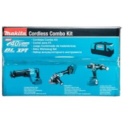 Makita DK0159G301 40 V Max Combiset Boren, Schroeven, Zagen En Slijpen -Makita Shop Nederland DK0159G301 C3N1 1