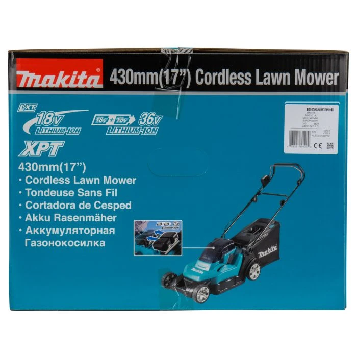 Makita DLM432PT2 LXT 2x18 V Accu Grasmaaier 43 Cm 8 Makita DLM432PT2 LXT 2x18 V Accu Grasmaaier 43 Cm - Afbeelding 6