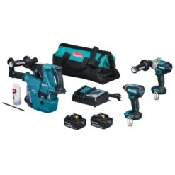 Makita DLX3154TX1 18 V Combiset Voor Allround Tot Zwaar Boor-en Schroefwerk -Makita Shop Nederland DLX3154TX1 C1R0
