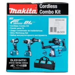 Makita DLX3154TX1 18 V Combiset Voor Allround Tot Zwaar Boor-en Schroefwerk -Makita Shop Nederland DLX3154TX1 C2N1