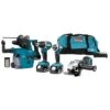 Makita DLX4103W 18 V Combiset Voor Allround Boor-, Schroef- En Slijpwerk -Makita Shop Nederland DLX4103W A1C0 s100