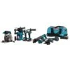 Makita DLX7020TX1 18 V Combiset Voor (slag)schroeven, (klop)boren, Slijpen En Zagen En Met Multitool -Makita Shop Nederland DLX7020TX1 C2R0 s100