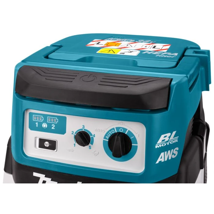 Makita DVC867LZX4 2x18 V Stofzuiger 14 Makita DVC867LZX4 2x18 V Stofzuiger - Afbeelding 12