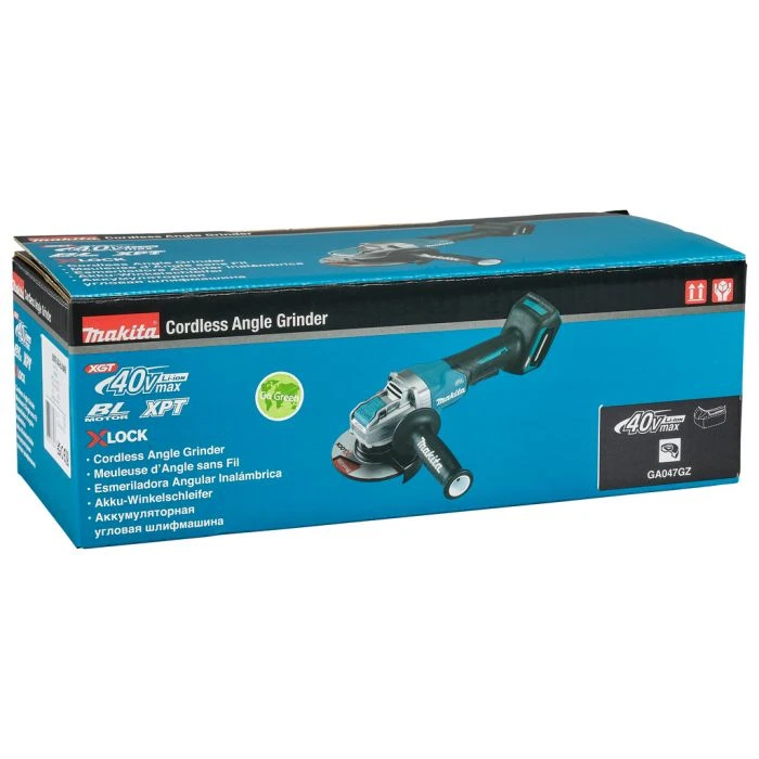 Makita GA047GM201 40 V Max Haakse Slijper 125 Mm X-LOCK 5 Makita GA047GM201 40 V Max Haakse Slijper 125 Mm X-LOCK - Afbeelding 3