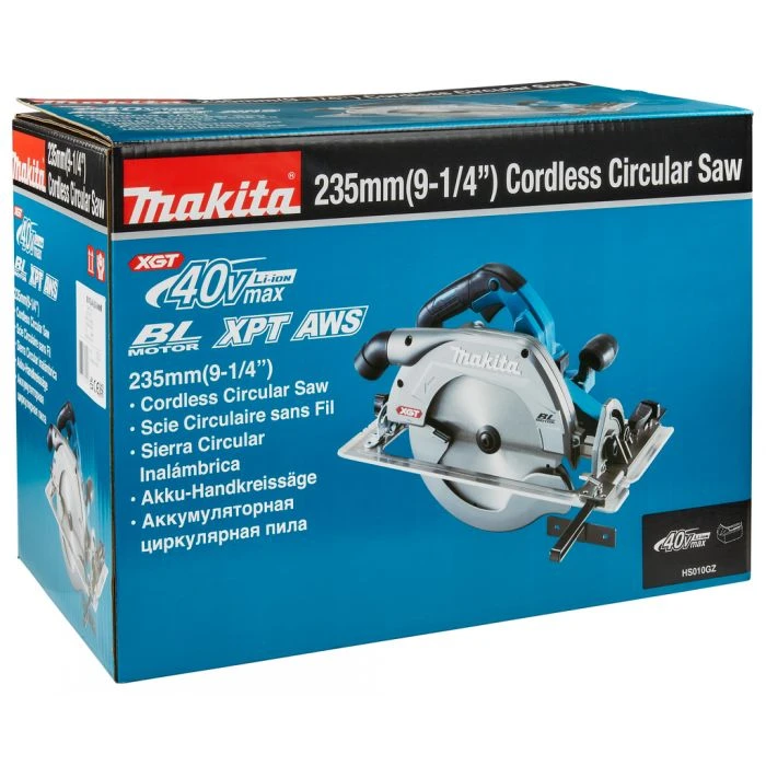 Makita HS010GZ 40 V Max Cirkelzaag 235 Mm 4 Makita HS010GZ 40 V Max Cirkelzaag 235 Mm - Afbeelding 2