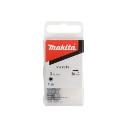 Makita P-72615 Schroefbit T20x50mm 3st 7 Makita P-72615 Schroefbit T20x50mm 3st -Makita Shop Nederland P 72615 A1C1