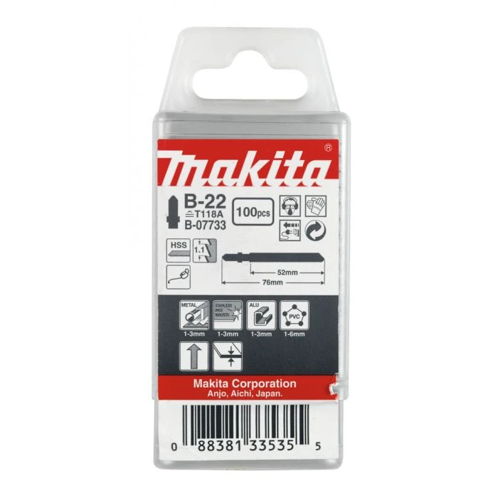 Makita B-07733 Decoupeerzgb M+A 52mm T118A 3 Makita B-07733 Decoupeerzgb M+A 52mm T118A