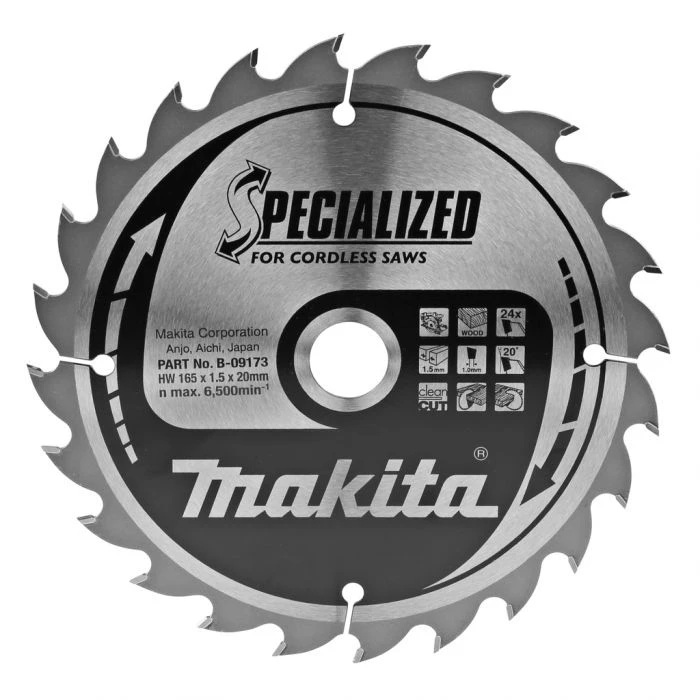 Makita B-09173 Cirkelzaagblad Hout 3 Makita B-09173 Cirkelzaagblad Hout