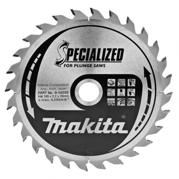 Makita B-09282 Invalzaagblad Hout 3 Makita B-09282 Invalzaagblad Hout