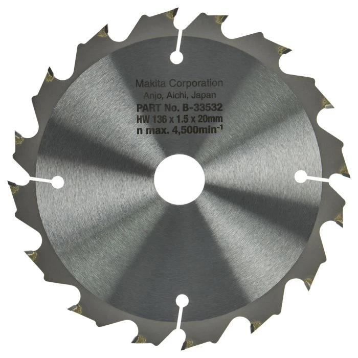 Makita B-33532 Cirkelzaagblad Hout 4 Makita B-33532 Cirkelzaagblad Hout - Afbeelding 2