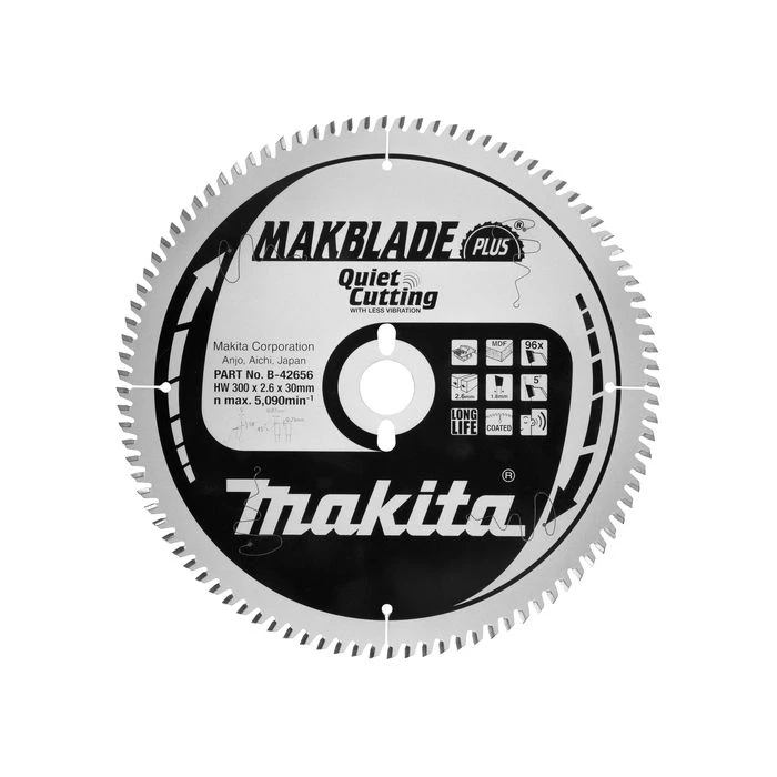 Makita B-42656 Tafelzaagblad MDF / Gemelamineerde Plaat 5 Makita B-42656 Tafelzaagblad MDF / Gemelamineerde Plaat - Afbeelding 3