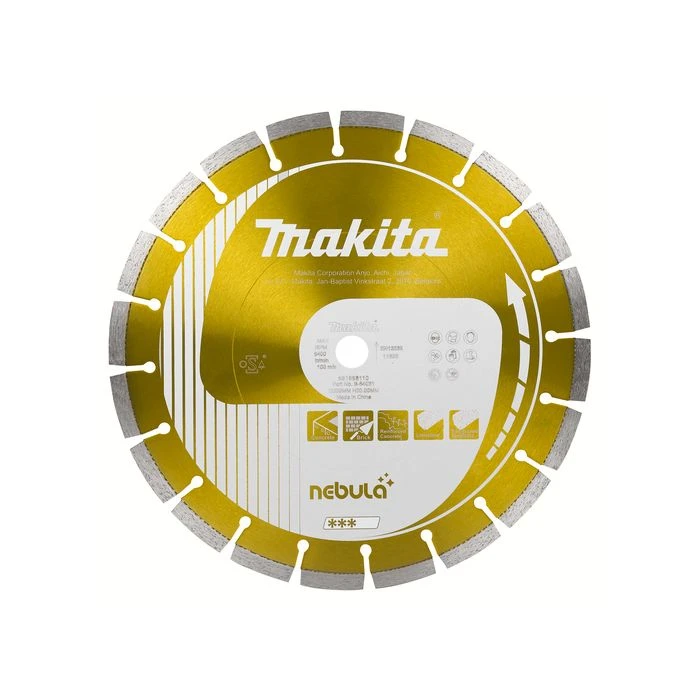 Makita B-54031 Diamantschijf 300x20x2,8mm Oranje 4 Makita B-54031 Diamantschijf 300x20x2,8mm Oranje - Afbeelding 2