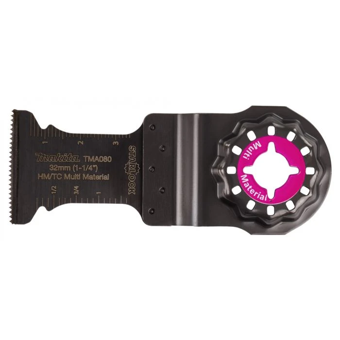 Makita B-69761 TMA080 Invalzaagblad 32x40mm Multimateriaal 3 Makita B-69761 TMA080 Invalzaagblad 32x40mm Multimateriaal