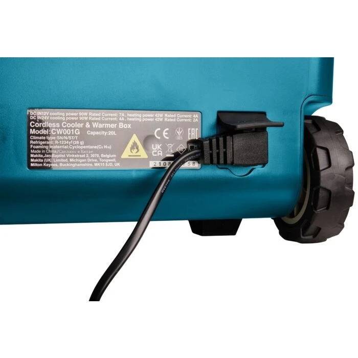 Makita CW001GZ01 Vries- /koelbox Met Verwarmfunctie 20 L 11 Makita CW001GZ01 Vries- /koelbox Met Verwarmfunctie 20 L - Afbeelding 9