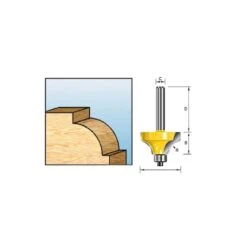 Makita D-09503 Kwartrondfr+lag R2 S6 -Makita Shop Nederland d 09503 a1c0