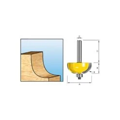 Makita D-11461 Holprofielfr+lag R6,35 S8 -Makita Shop Nederland d 11449 1