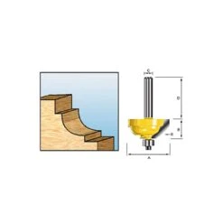 Makita D-11673 Hollijstproffr+lag R6,35 S8 -Makita Shop Nederland d 11673 a1c0