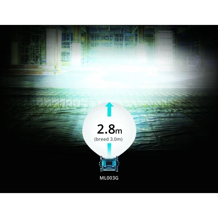 Makita DEAML003G Bouwlamp Led / 14,4 V / 18 V / 40 V Max (XGT/LXT) 6 Makita DEAML003G Bouwlamp Led / 14,4 V / 18 V / 40 V Max (XGT/LXT) - Afbeelding 4